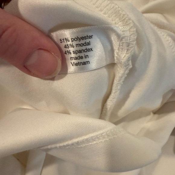 NWOT Lane Bryant Relaxed Snap Button-Front Knit White Top Size 18/20. - Picture 6 of 8